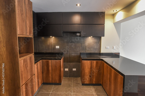 Photos black kitchenette