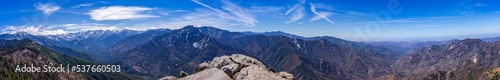 Awesome view from the top of Moro Rock of the Sierra Nevada. 