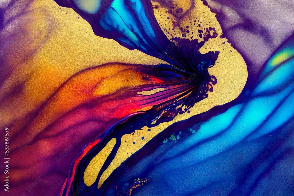 liquid ink watercolor background flowing texture abstract wallpaper art ...