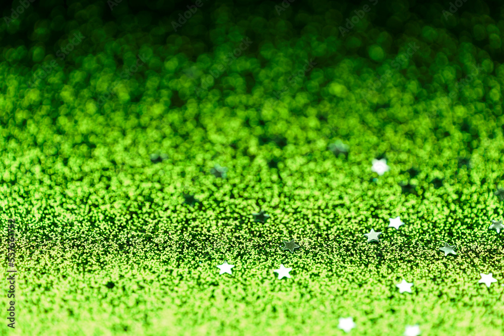 Fototapeta premium Green glitter texture