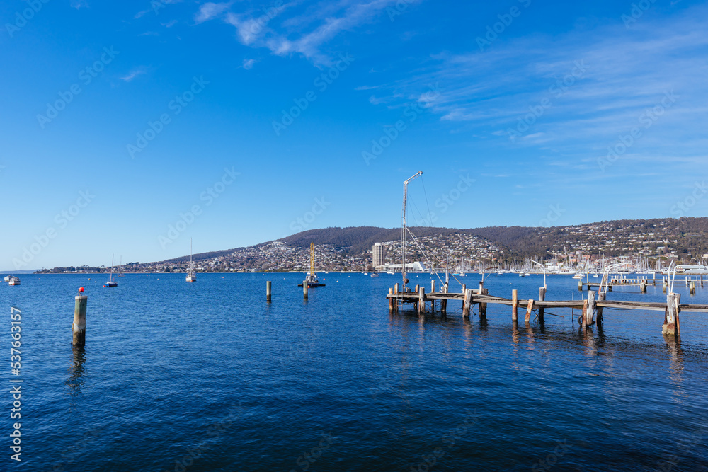 Sandy Bay View in Hobart Tasmania Australia Sandy Bay View in Hobart Tasmania Australia