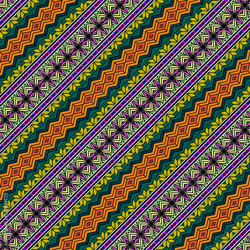 ethnic traditional, iconic and unique background pattern