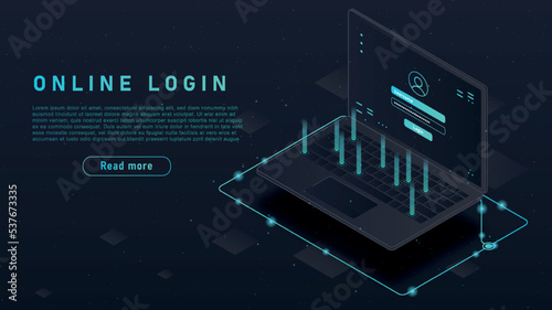 Online login app