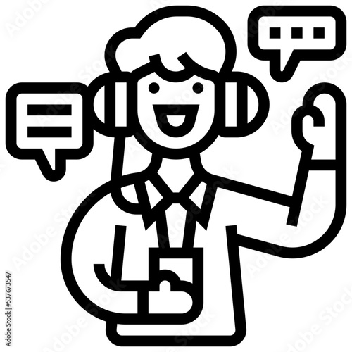 journalist icon