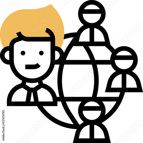 outsourcing icon