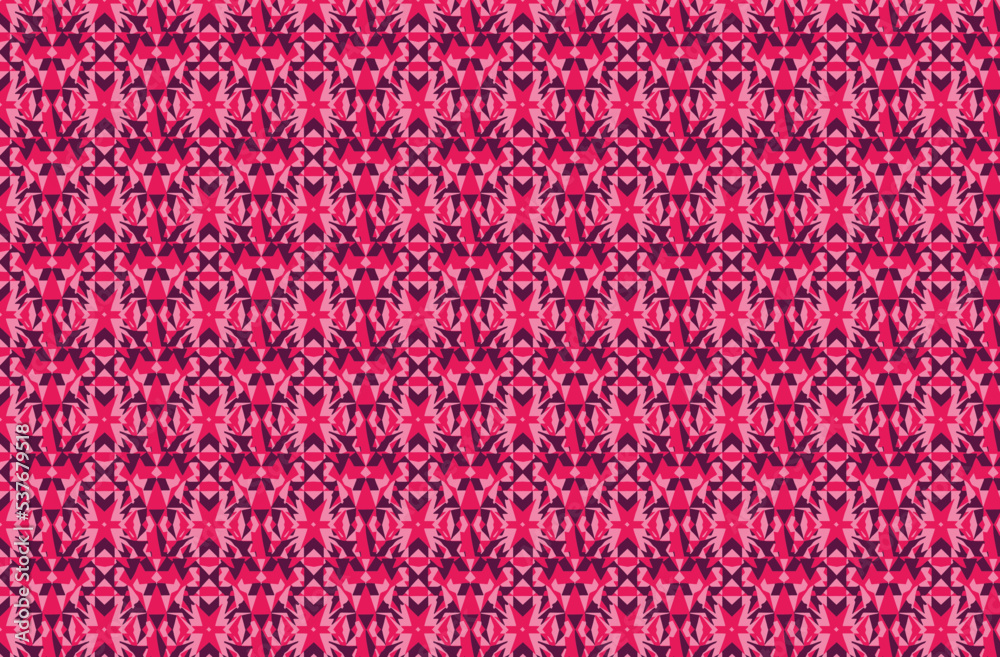 Pink and purple seamless knitted pattern