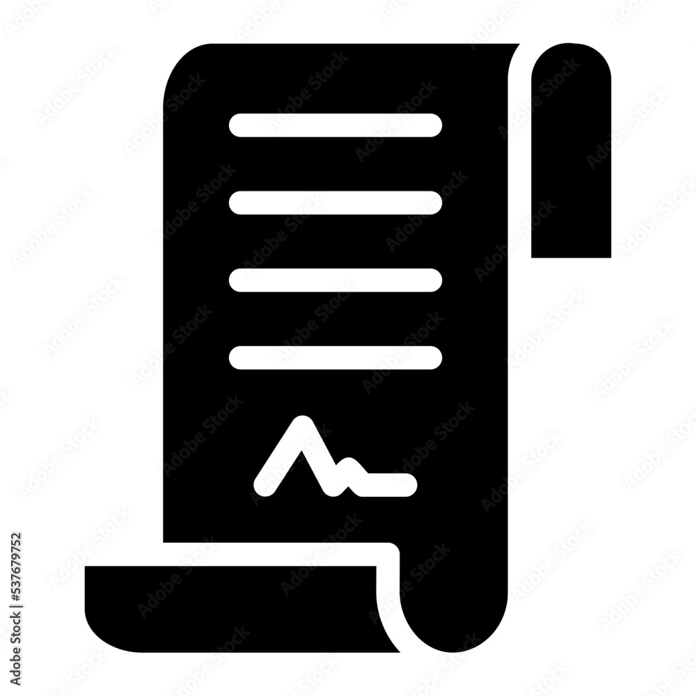 bill glyph icon bill glyph icon