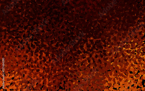 Dark Orange vector pattern with random forms.