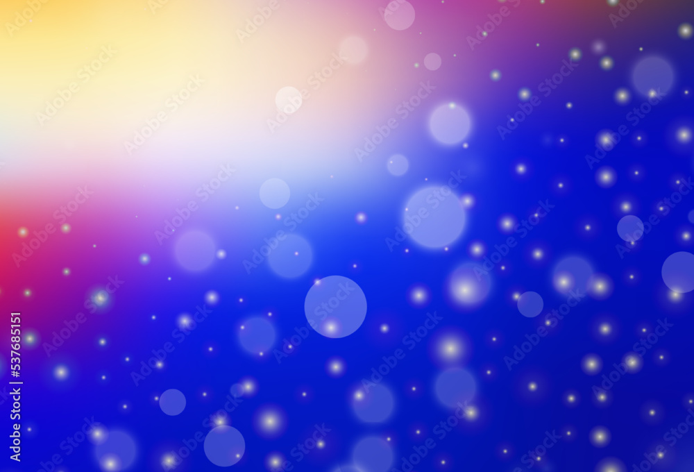 Light Pink, Blue vector background in Xmas style.