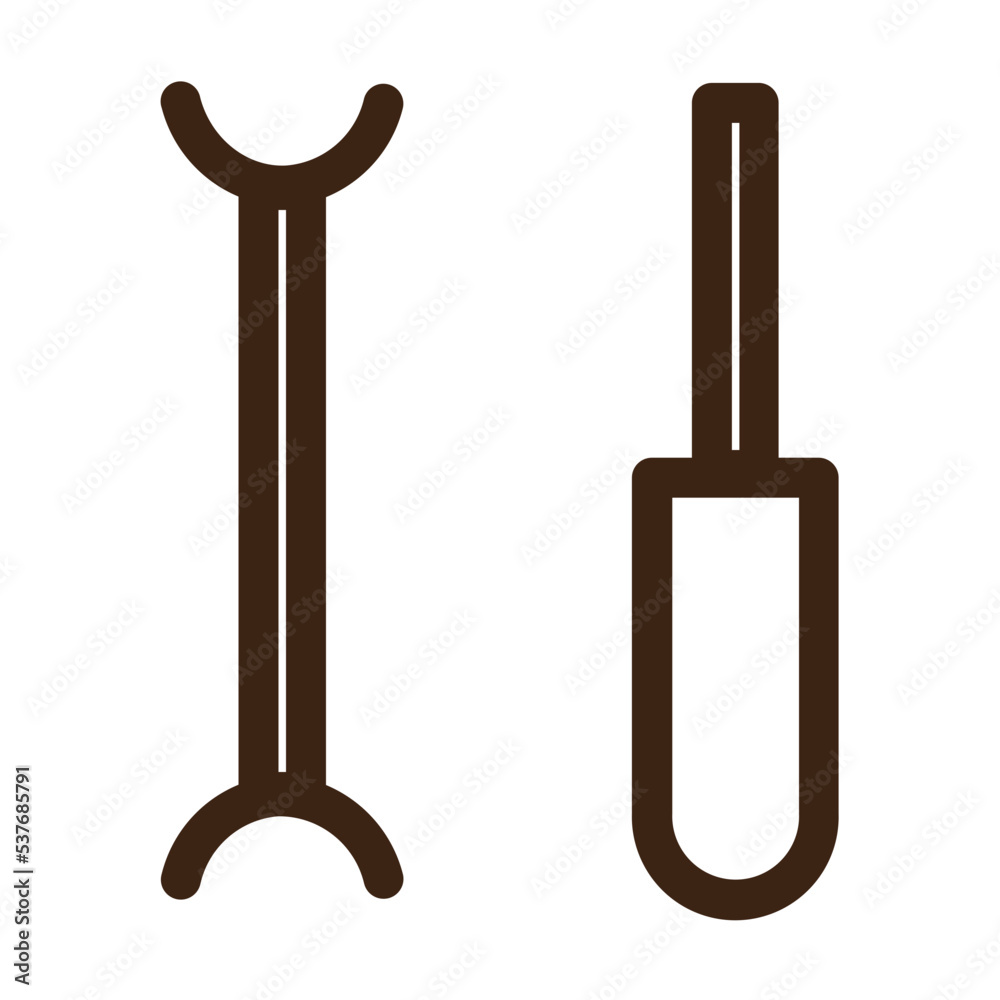 work tools wrench outline icon work tools wrench outline icon