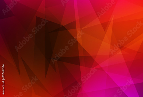 Light Pink, Red vector backdrop with lines, triangles.