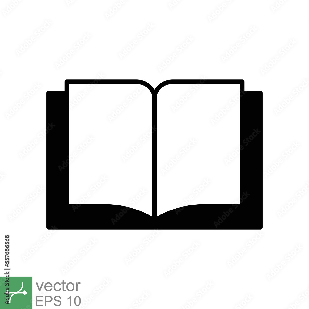 Book icon. Simple flat style. Textbook reading, open book, school, education, magazine, library, university, learning concept. Vector illustration isolated on white background. EPS 10. Book icon. Simple flat style. Textbook reading, open book, school, education, magazine, library, university, learning concept. Vector illustration isolated on white background. EPS 10.