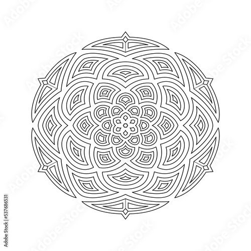 Mandala. Abstract illustration. Ornament for decor, cards etc.