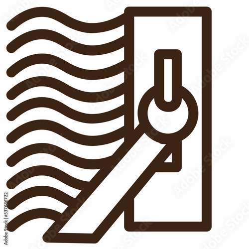 plastering tool tools trowel outline icon