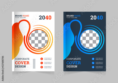City background minimal business corporate book cover design template in a4 set or can be used to annual report, magazine, flyer, poster, banner, portfolio, company profile, website, brochure cover 