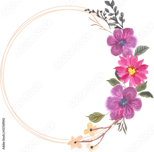 Wallpaper Mural Floral Watercolor Branches Torontodigital.ca
