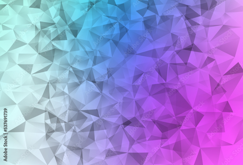 Light Pink, Blue vector triangle mosaic background. Light Pink, Blue vector triangle mosaic background.
