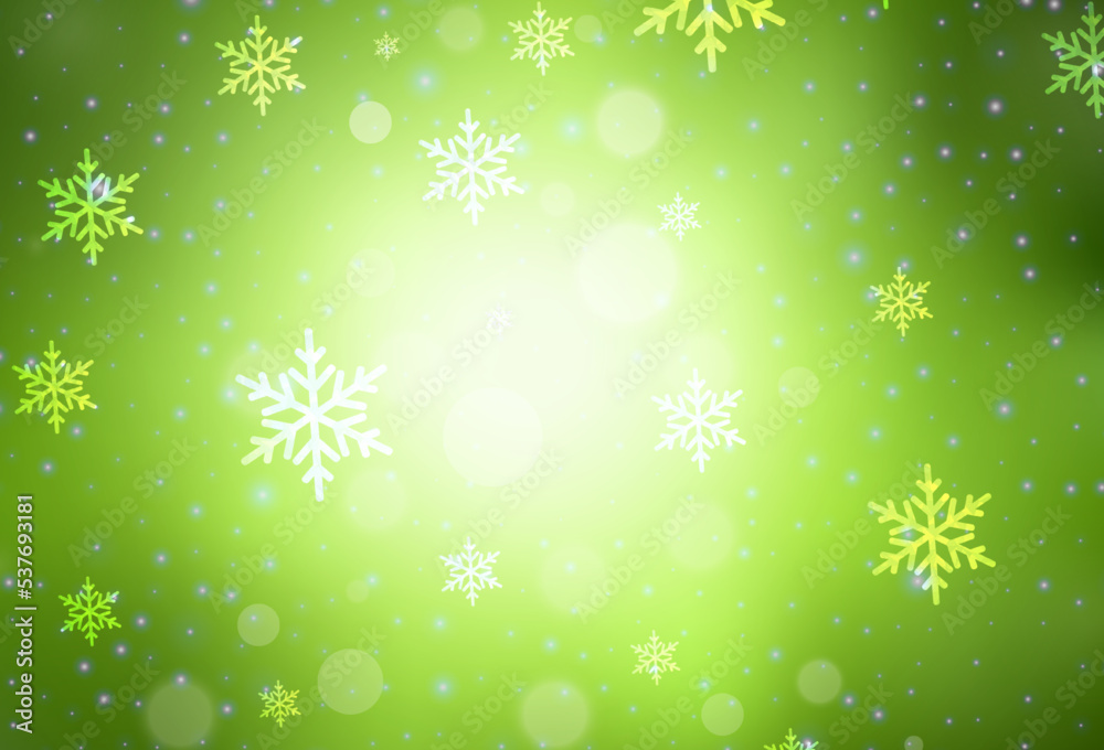 Light Green, Yellow vector texture in birthday style. Light Green, Yellow vector texture in birthday style.