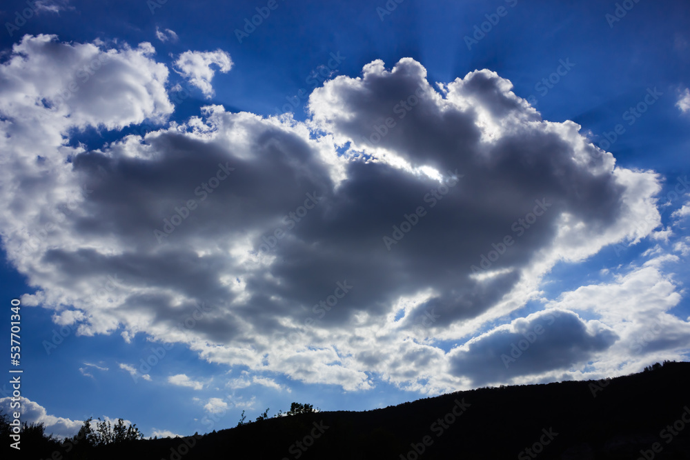 Obraz premium The Zhiguli Mountains (the Samara bend), Samara region.