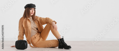 Beautiful fashionable young...