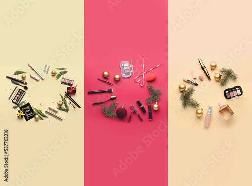 Collage of frames made of c...