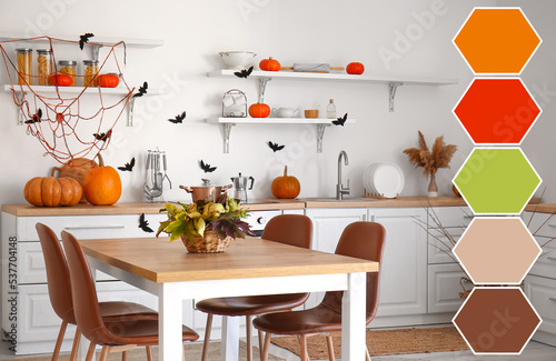 Interior of kitchen decorat...