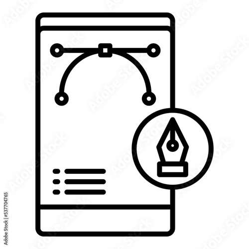 editor tool on smartphone