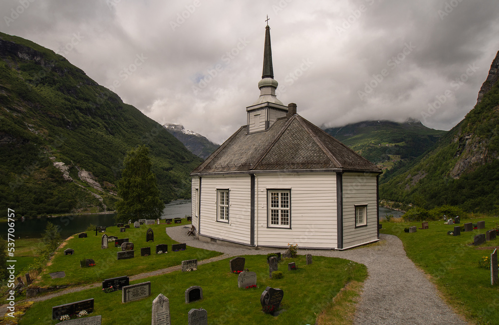 Geiranger church, Norway.