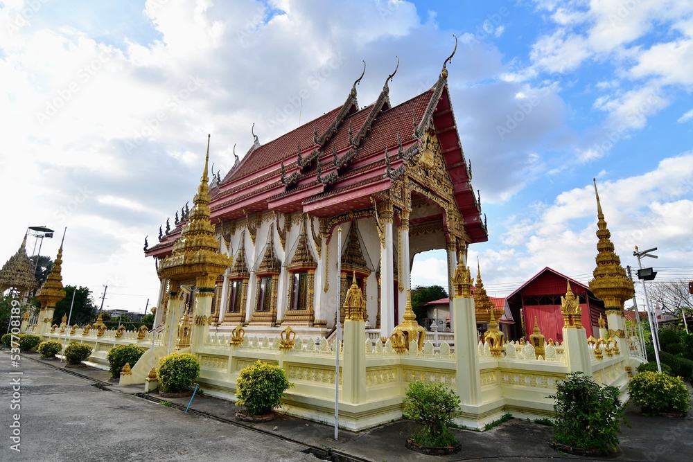 Buddhist Temple in Buriram Thailand
