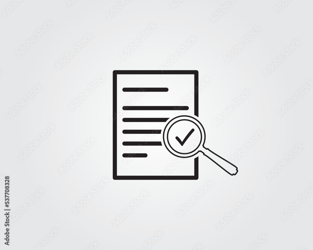 document letter file verification checklist approve icon document letter file verification checklist approve icon