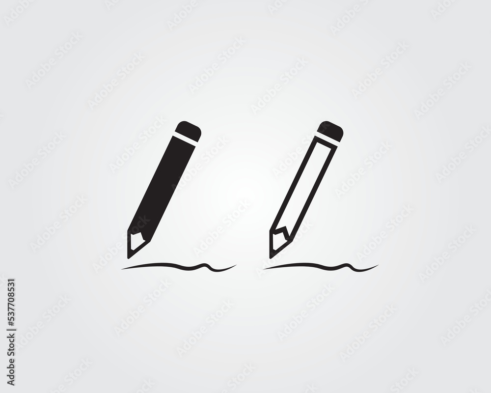 pen writing drawing pencil icon vector pen writing drawing pencil icon vector