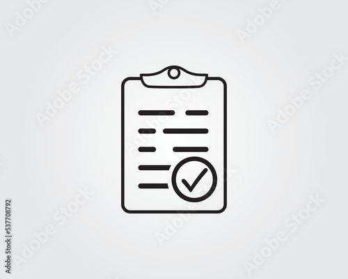clipboard checklist policy compliance verification icon