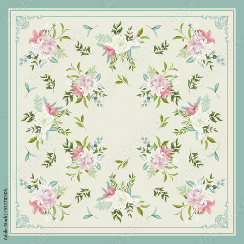 Floral Scarf