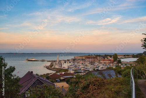 Langballig close to Flensburg at the baltic sea in the evening