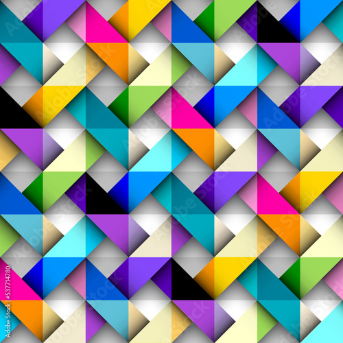 Patchwork textile pattern. Seamless quilting design background.
