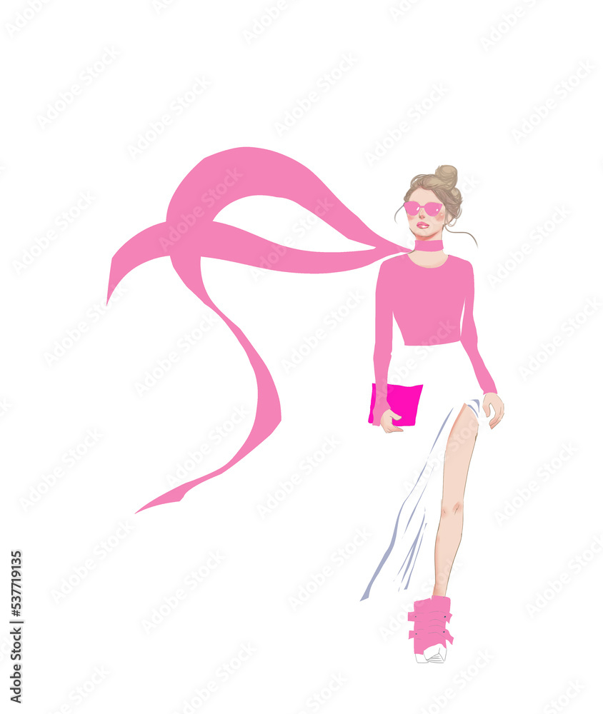pink girl pink girl