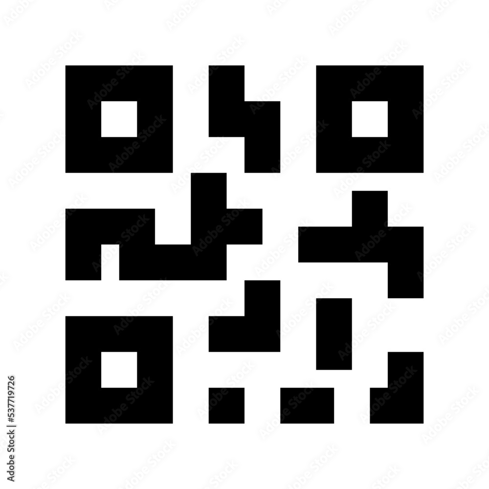 QR Code Flat Vector Icon QR Code Flat Vector Icon