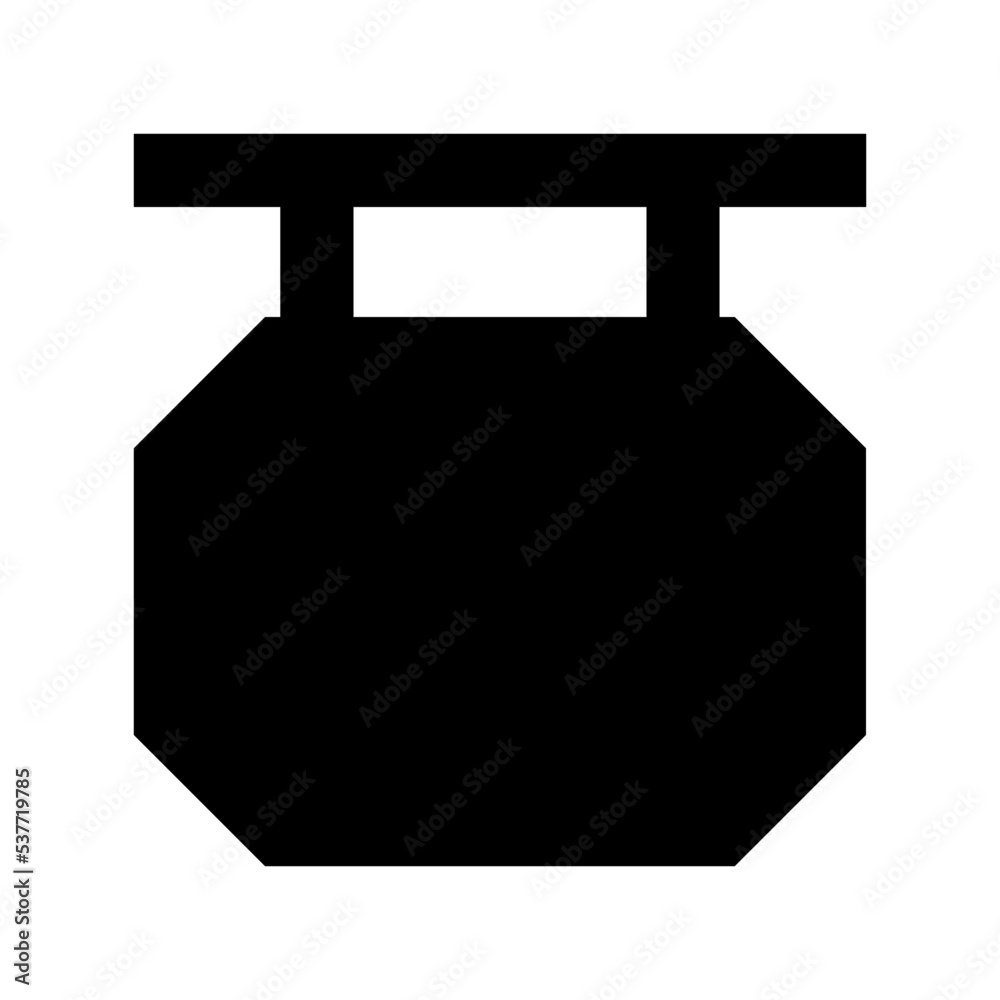 Hanging Board Flat Vector Icon Hanging Board Flat Vector Icon