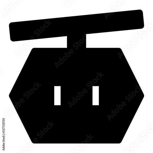 Chairlift Flat Vector Icon