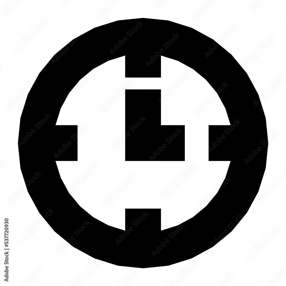 Clock Flat Vector Icon