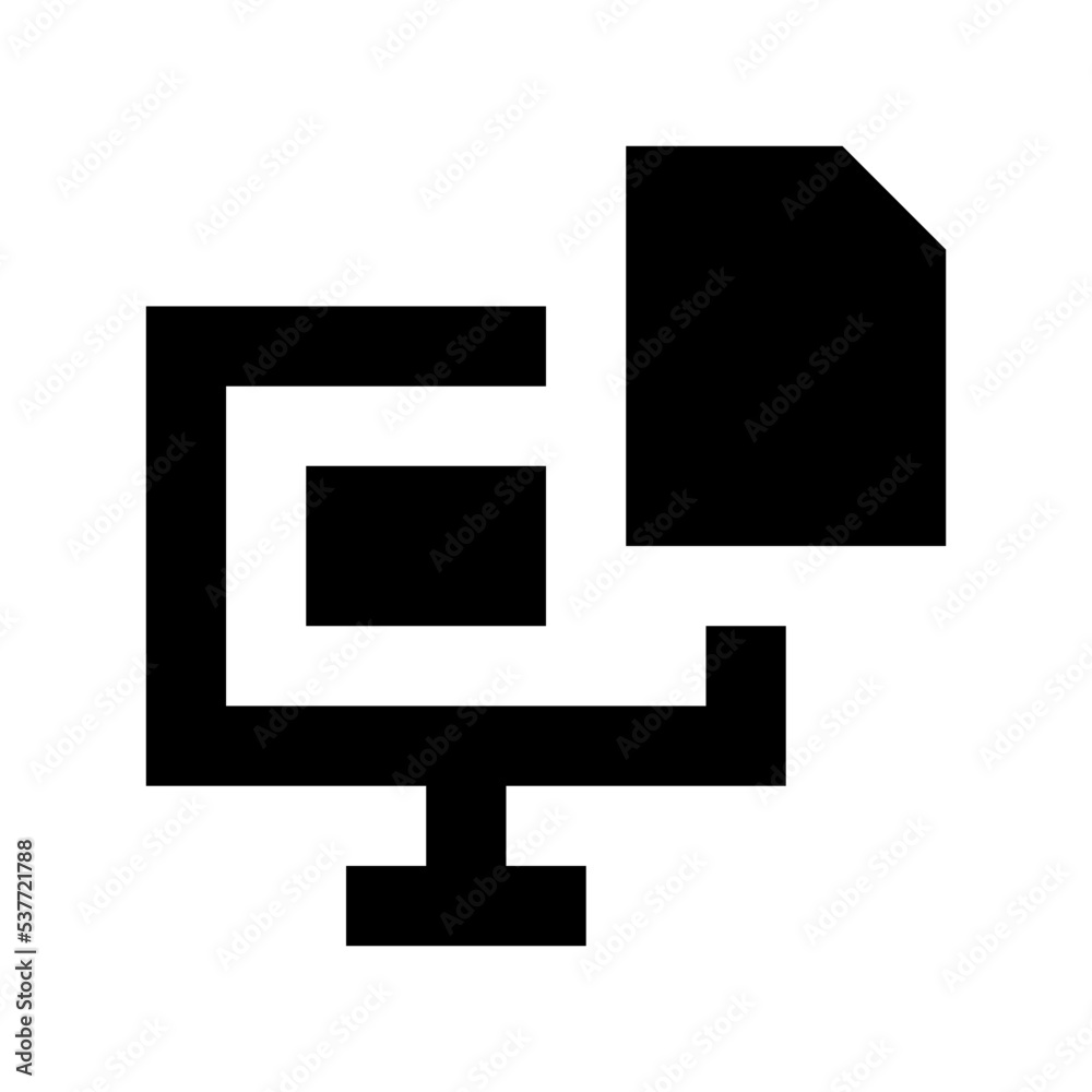 Online Docs Flat Vector Icon Online Docs Flat Vector Icon