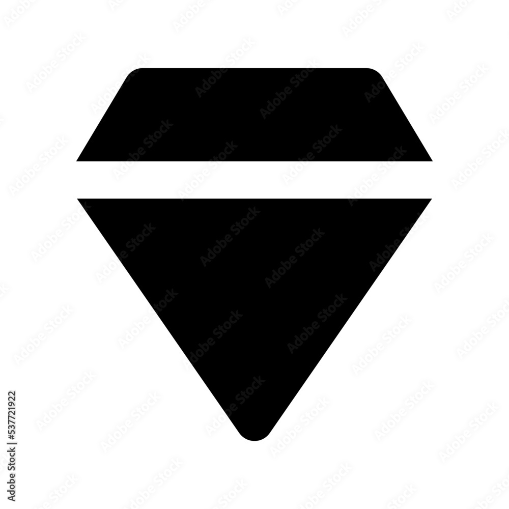 Diamond Flat Vector Icon Diamond Flat Vector Icon