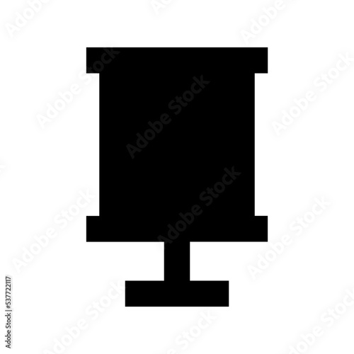 Flip Chart Flat Vector Icon