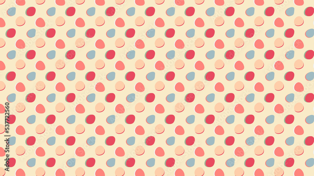 funny and cosmetic concept polka dots  or background polkadots is colourful world