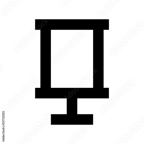 Flip Chart Flat Vector Icon
