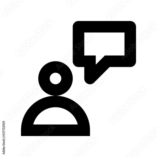 Communication Flat Vector Icon