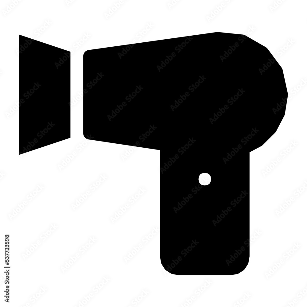 Hairdryer Vector Icon Hairdryer Vector Icon