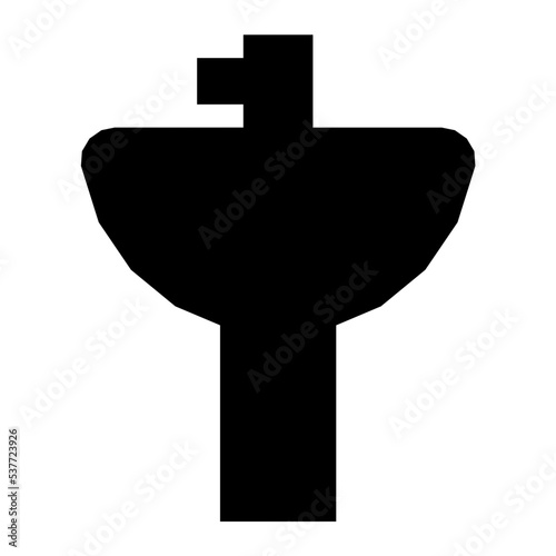 Wash Basin Vector Icon