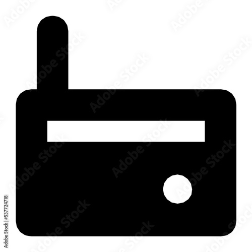Radio Set Vector Icon