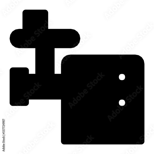 Mincer Machine Vector Icon